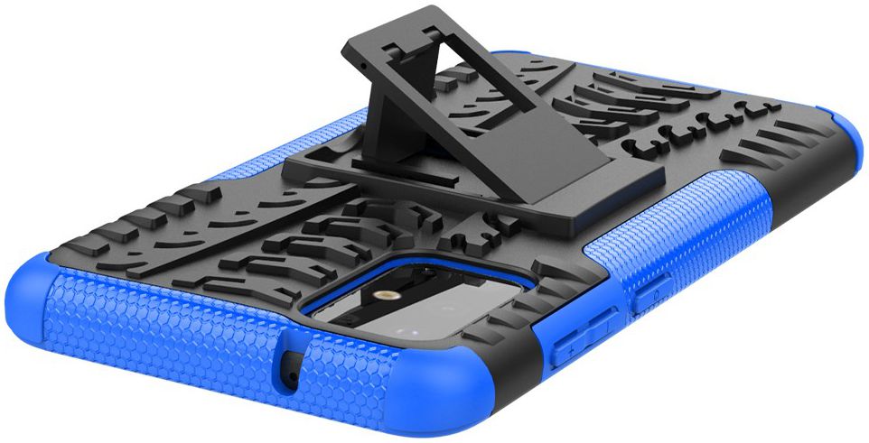 Samsung Galaxy S20 Plus Hybride Kickstand Hoesje Blauw afbeelding 6