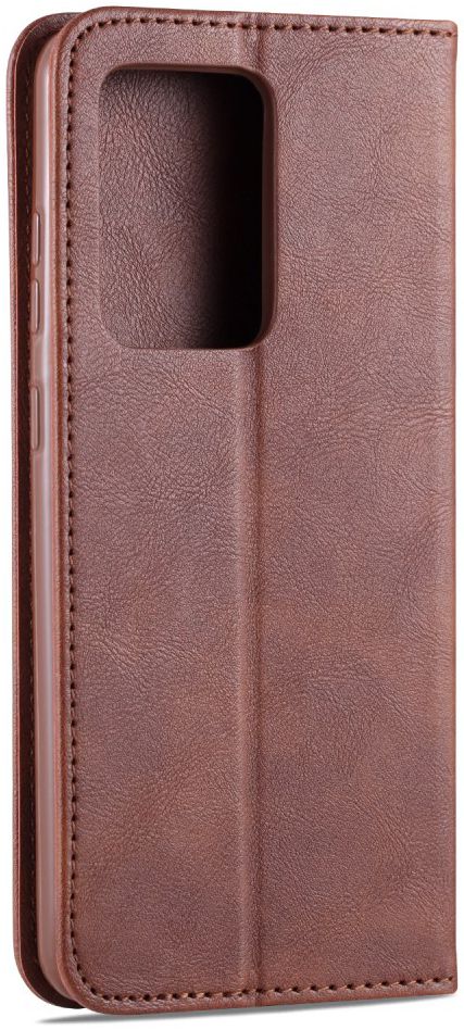 AZNS Samsung Galaxy S20 Plus Hoesje Wallet Book Case Kunst Leer Coffee afbeelding 7