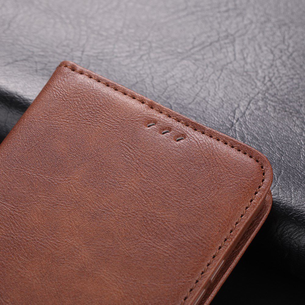 AZNS Samsung Galaxy S20 Plus Hoesje Wallet Book Case Kunst Leer Coffee afbeelding 14