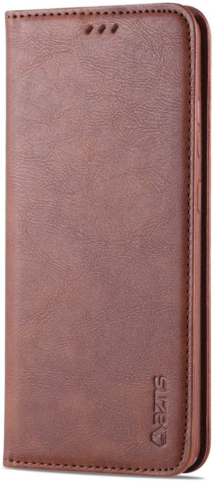 AZNS Samsung Galaxy S20 Plus Hoesje Wallet Book Case Kunst Leer Coffee afbeelding 8