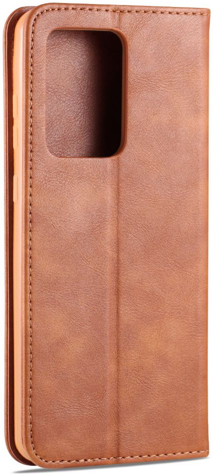AZNS Samsung Galaxy S20 Plus Hoesje Wallet Book Case Kunst Leer Bruin afbeelding 5