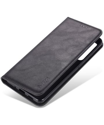 AZNS Samsung Galaxy S20 Plus Hoesje Retro Portemonnee Book Case Zwart Hoesjes