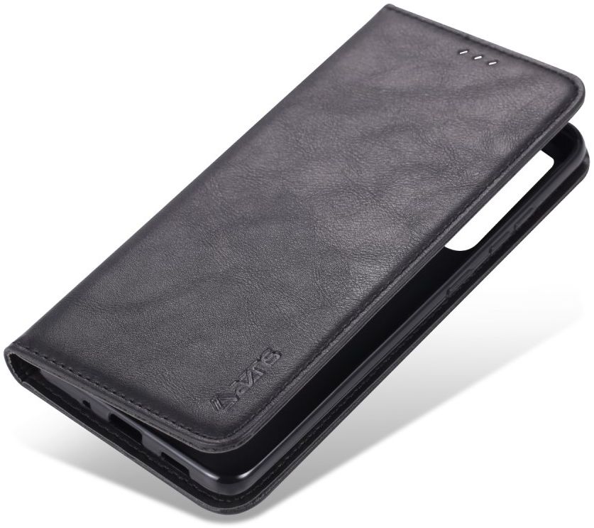 Samsung Galaxy S20 Hoesje Retro Portemonnee Stand Kunst Leer Zwart afbeelding 1