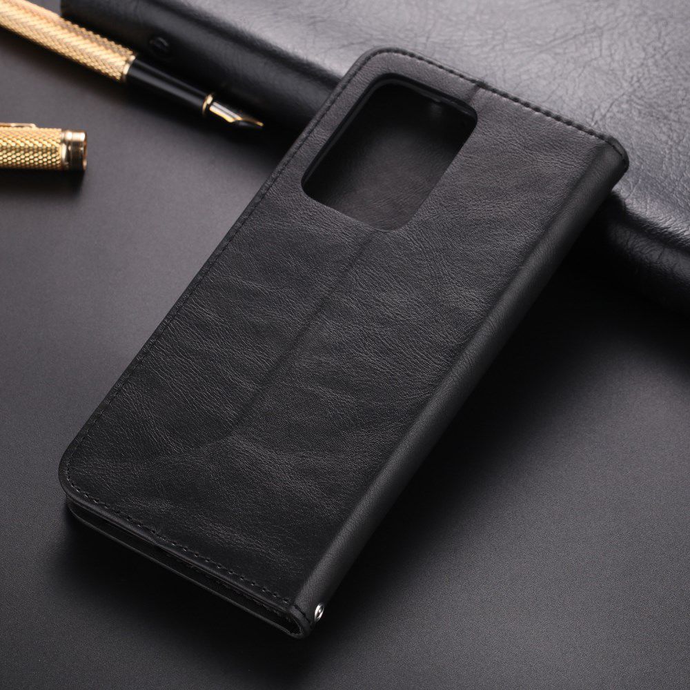 Samsung Galaxy S20 Hoesje Retro Portemonnee Stand Kunst Leer Zwart afbeelding 7