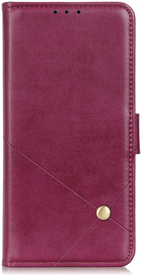 Samsung Galaxy S20 Hoesje Stand Portemonnee Pasjes Kunst Leer Rood afbeelding 2