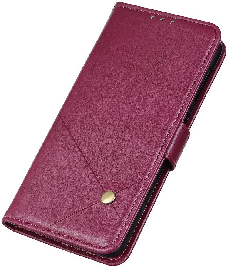 Samsung Galaxy S20 Hoesje Stand Portemonnee Pasjes Kunst Leer Rood afbeelding 6