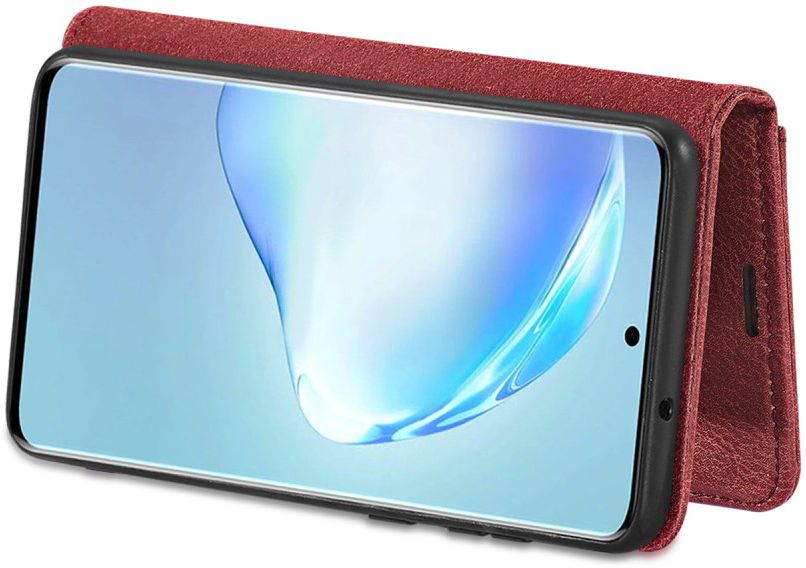 Samsung Galaxy S20 Plus Hoesje 2-in-1 Book Case en Back Cover Rood afbeelding 5