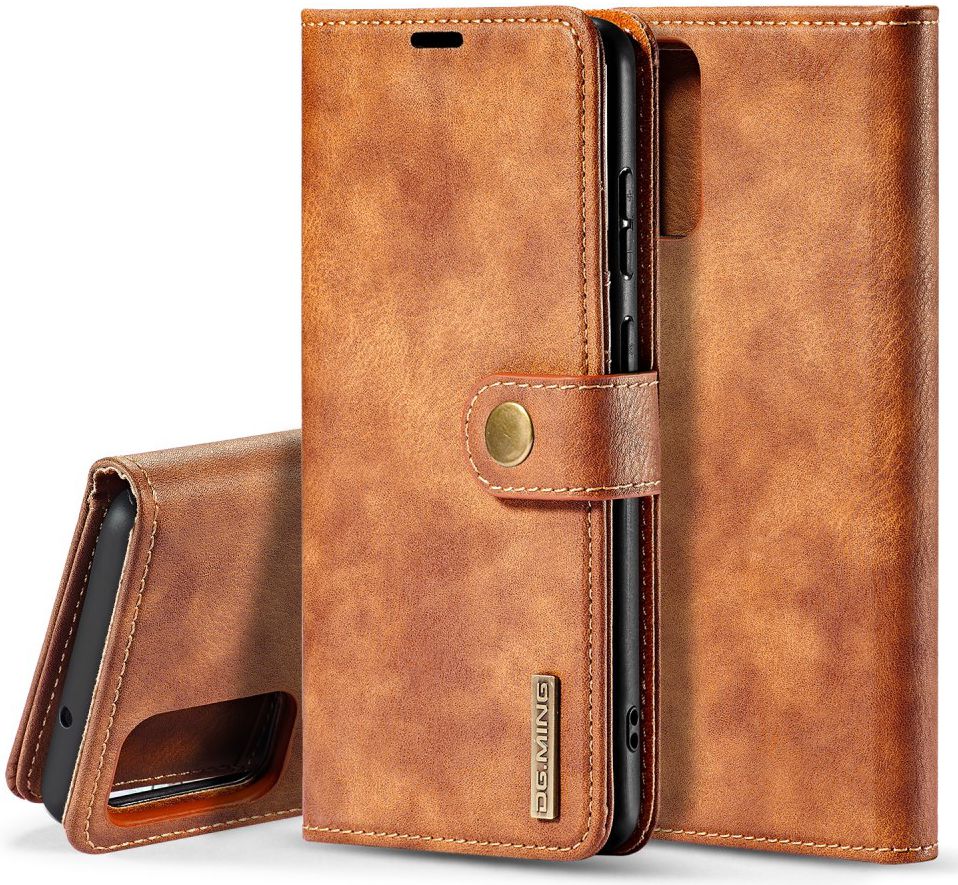 Samsung Galaxy S20 Plus Hoesje 2-in-1 Book Case en Back Cover Bruin afbeelding 9