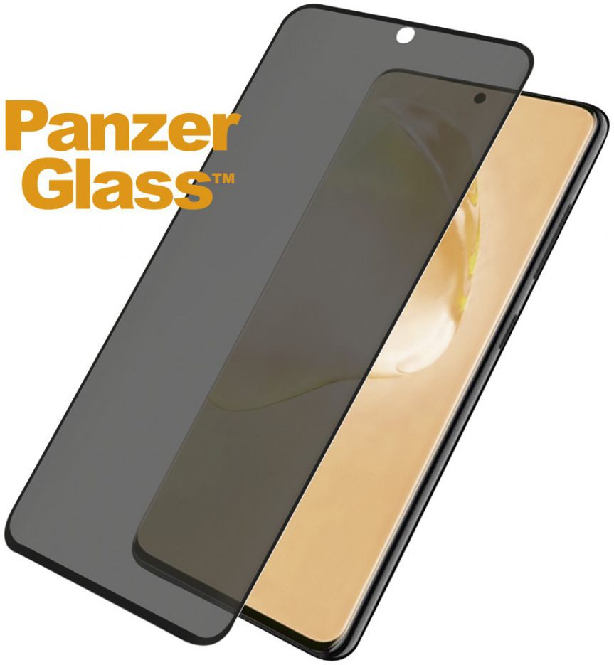 PanzerGlass Privacy Glass Samsung S20 Ultra Screen Protector Zwart afbeelding 2