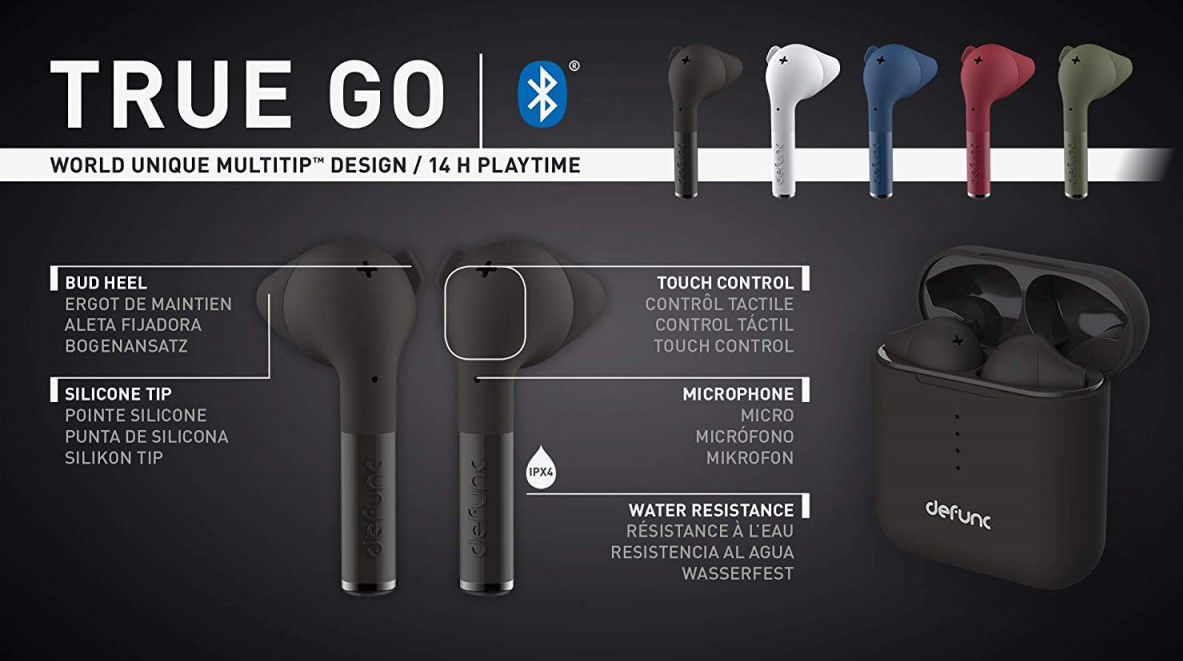 Defunc Draadloze Oordopjes In-Ear TRUE GO afbeelding 3