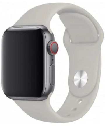 BeHello Premium Apple Watch 41MM / 40MM / 38MM Bandje Siliconen Grijs Bandjes