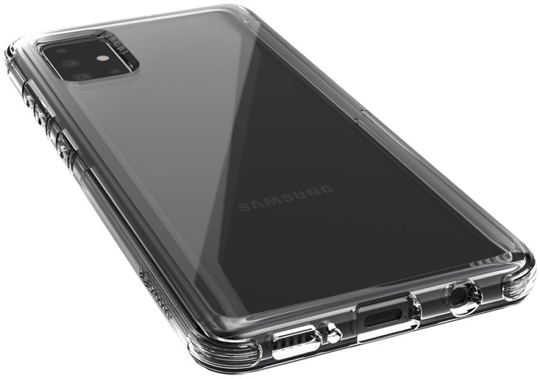 Raptic Air Samsung Galaxy A51 Back Cover Hoesje Transparant afbeelding 2