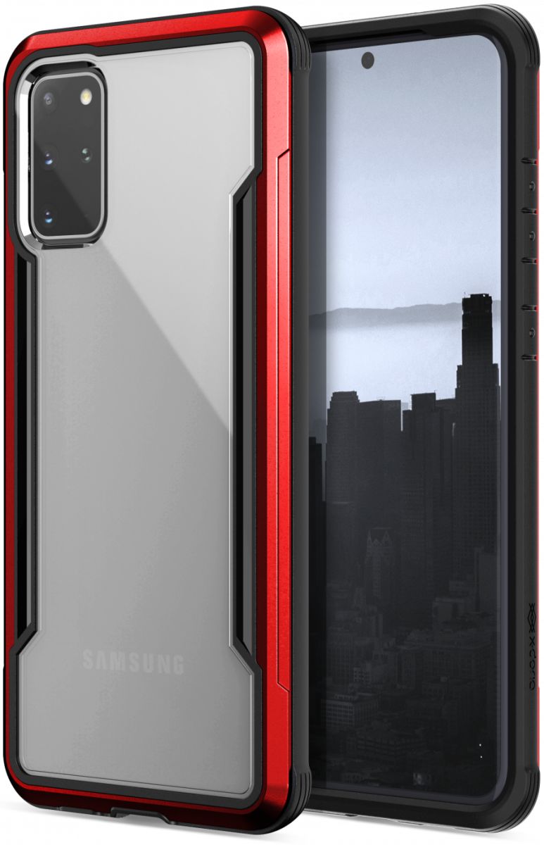 Raptic Shield Samsung Galaxy S20 Plus Case Militair Getest Rood afbeelding 2