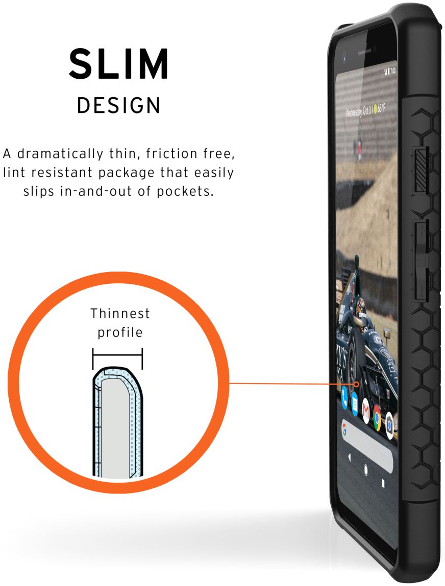 Urban Armor Gear Monarch Google Pixel 4 XL Hoesje Zwart afbeelding 6