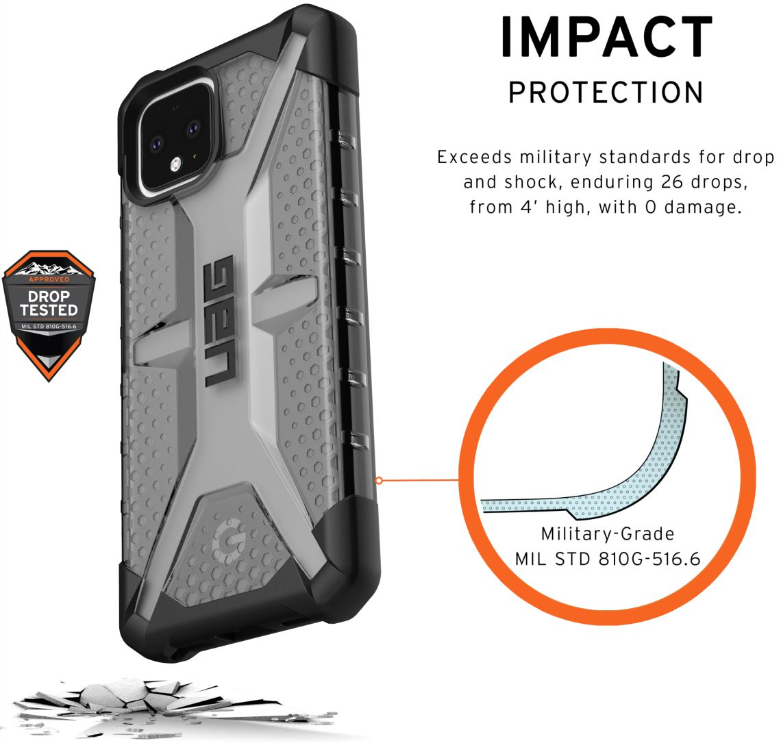 Urban Armor Gear Plasma Google Pixel 4 Hoesje Ash afbeelding 8