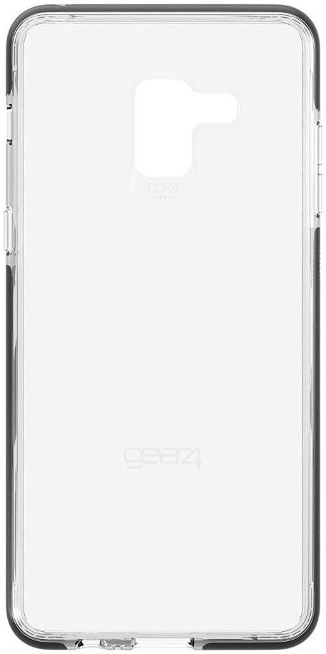 Gear4 D3O Piccadilly Samsung Galaxy A8 Plus Hoesje Transparant/Zwart afbeelding 7
