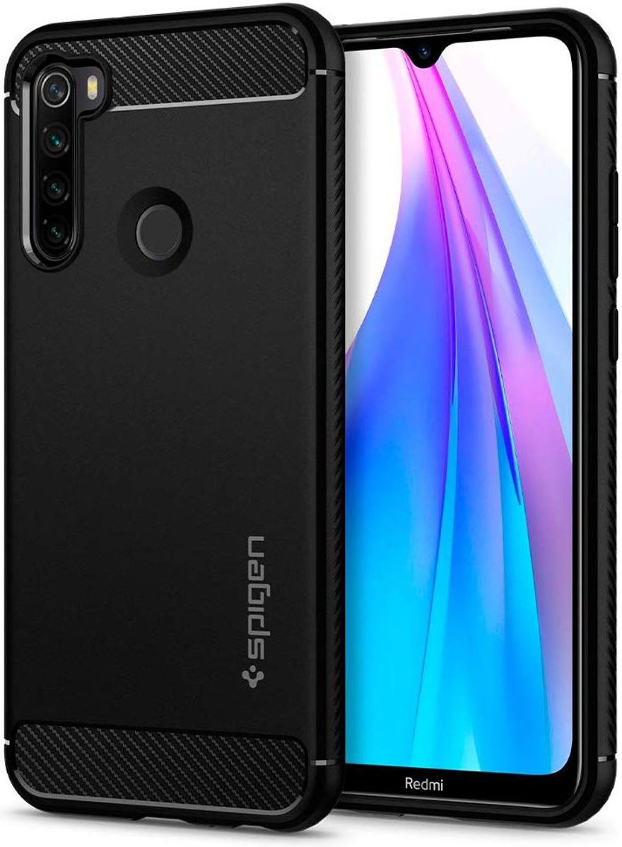 Spigen Rugged Armor Xiaomi Redmi 8t Hoesje Zwart afbeelding 1