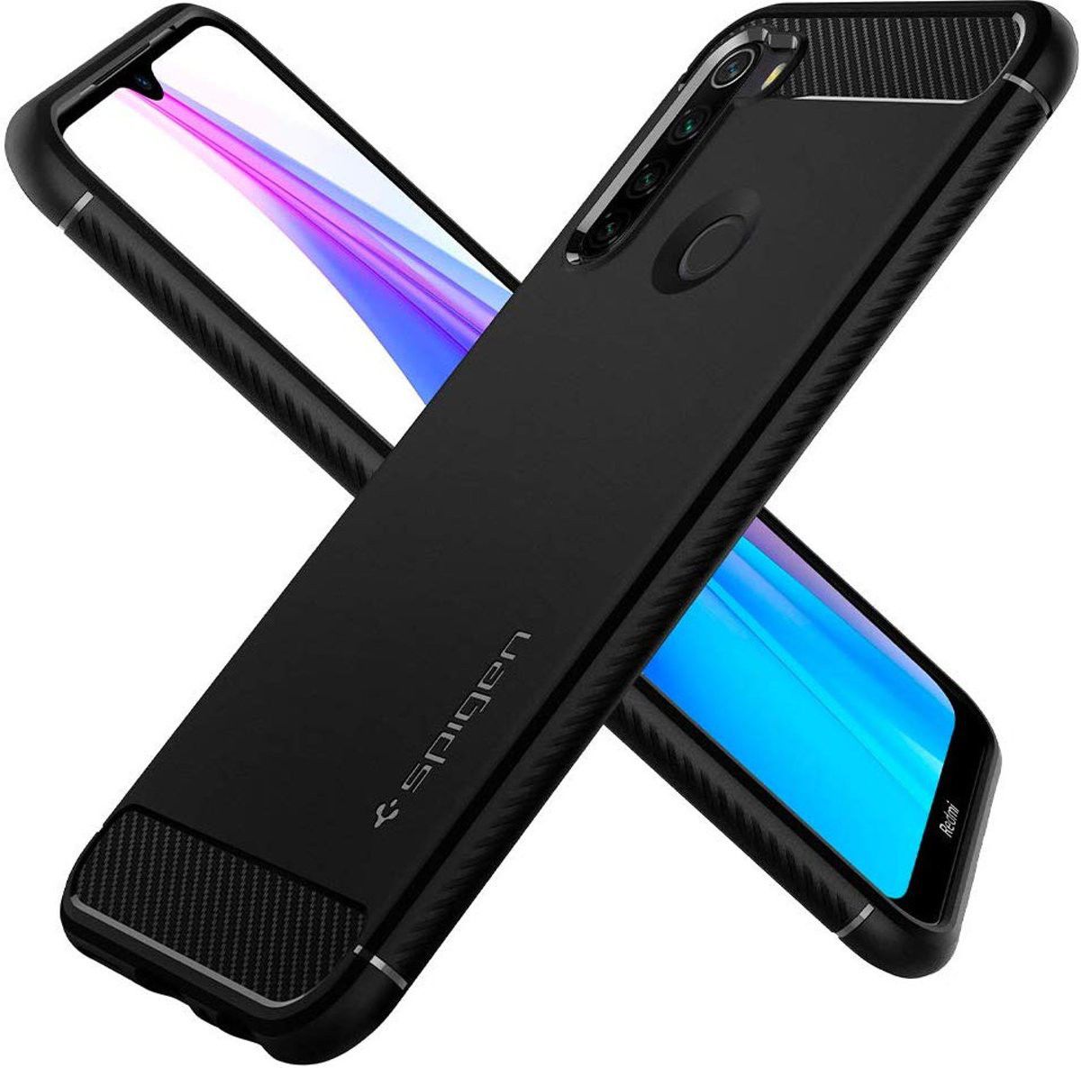 Spigen Rugged Armor Xiaomi Redmi 8t Hoesje Zwart afbeelding 5