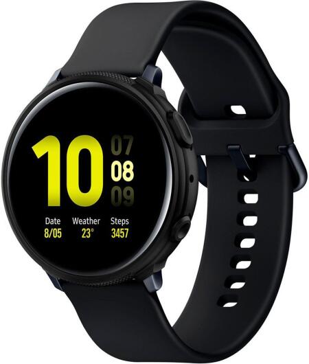 Spigen Liquid Air Samsung Galaxy Watch Active 2 44MM Hoesje Zwart afbeelding 1