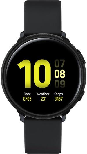 Spigen Liquid Air Samsung Galaxy Watch Active 2 44MM Hoesje Zwart afbeelding 3