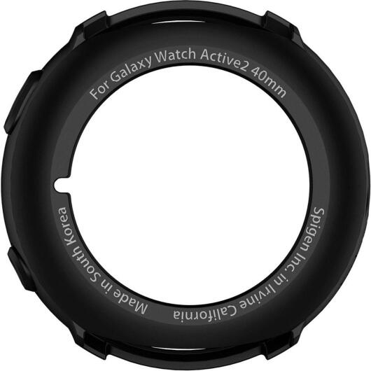 Spigen Liquid Air Samsung Galaxy Watch Active 2 44MM Hoesje Zwart afbeelding 2