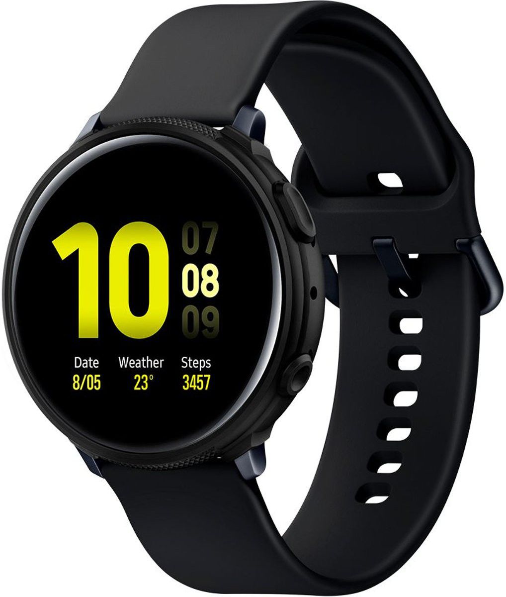 Spigen Liquid Air Samsung Galaxy Watch Active 2 40MM Hoesje Zwart afbeelding 1