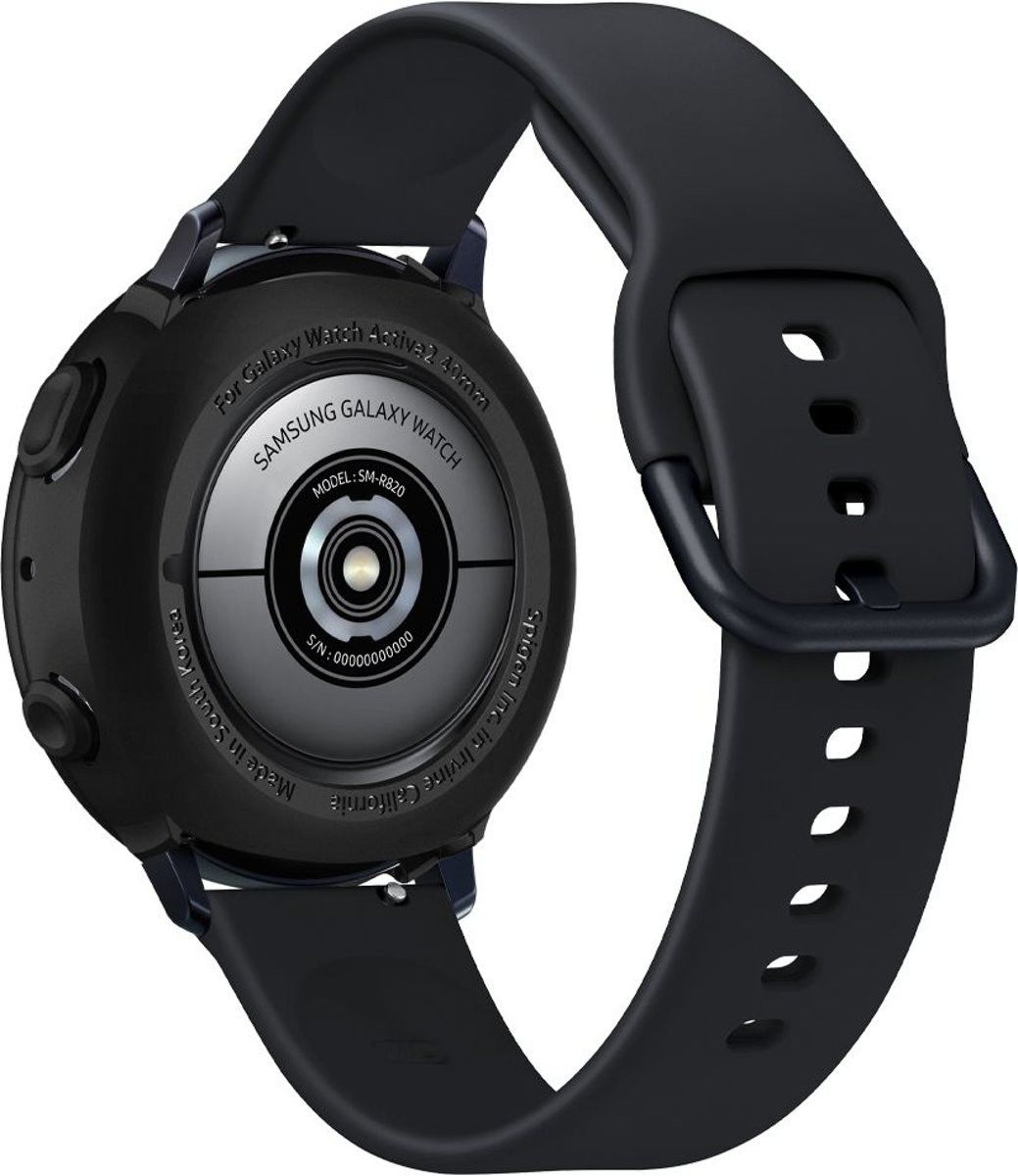 Spigen Liquid Air Samsung Galaxy Watch Active 2 40MM Hoesje Zwart afbeelding 5