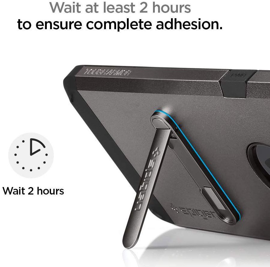 Spigen U100 Universele Metalen Standaard Zwart afbeelding 7