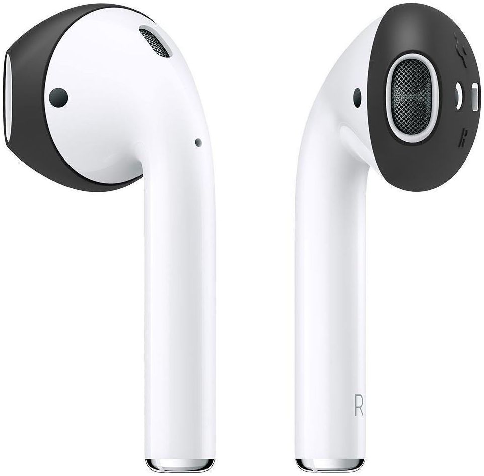 Spigen RA220 AirPods Eartips Bescherming Zwart afbeelding 1