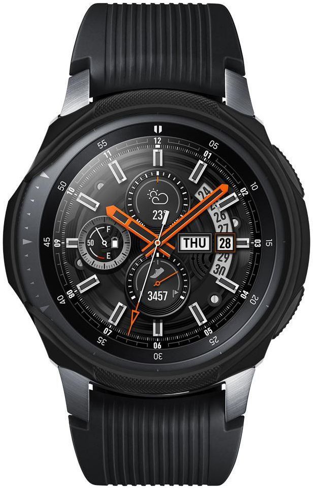 Spigen Liquid Air Samsung Galaxy Watch 46MM Hoesje Zwart afbeelding 3