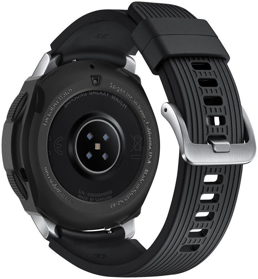 Spigen Liquid Air Samsung Galaxy Watch 46MM Hoesje Zwart afbeelding 5