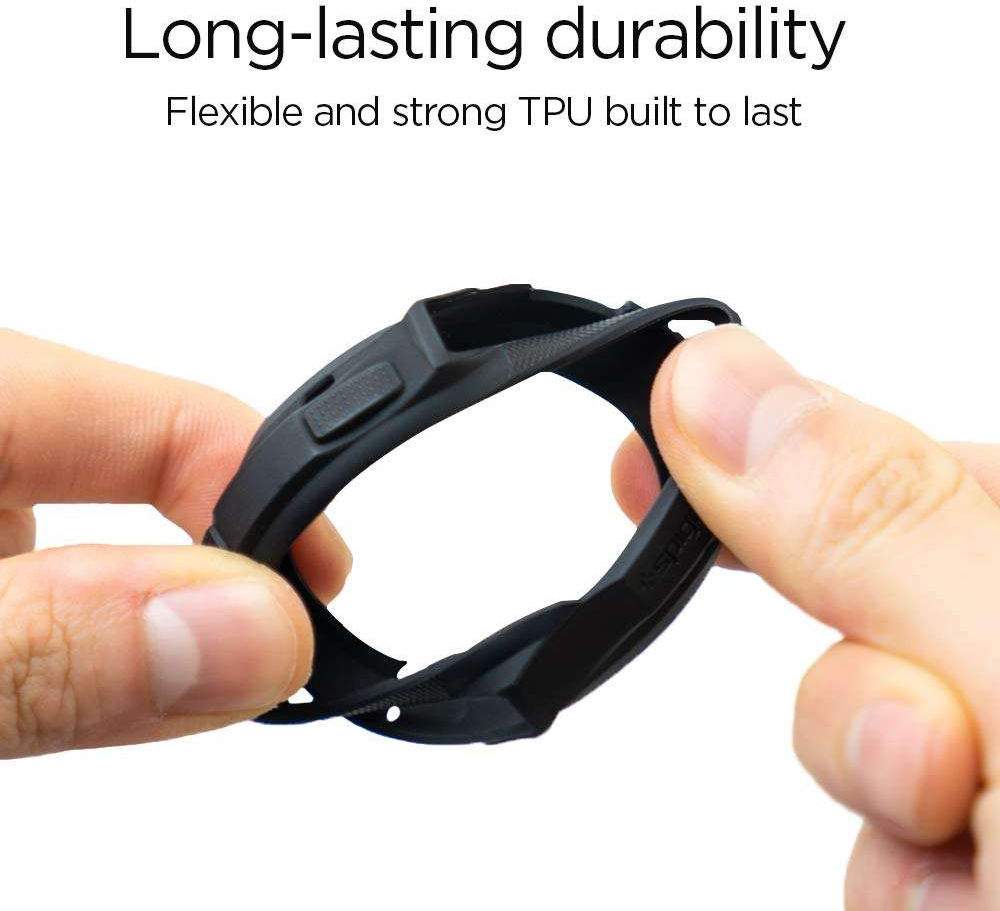 Spigen Liquid Air Samsung Galaxy Watch 46MM Hoesje Zwart afbeelding 9
