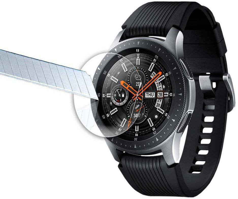 Spigen GLAS.tR Samsung Galaxy Watch 46MM Screen Protector (3-Pack) afbeelding 3
