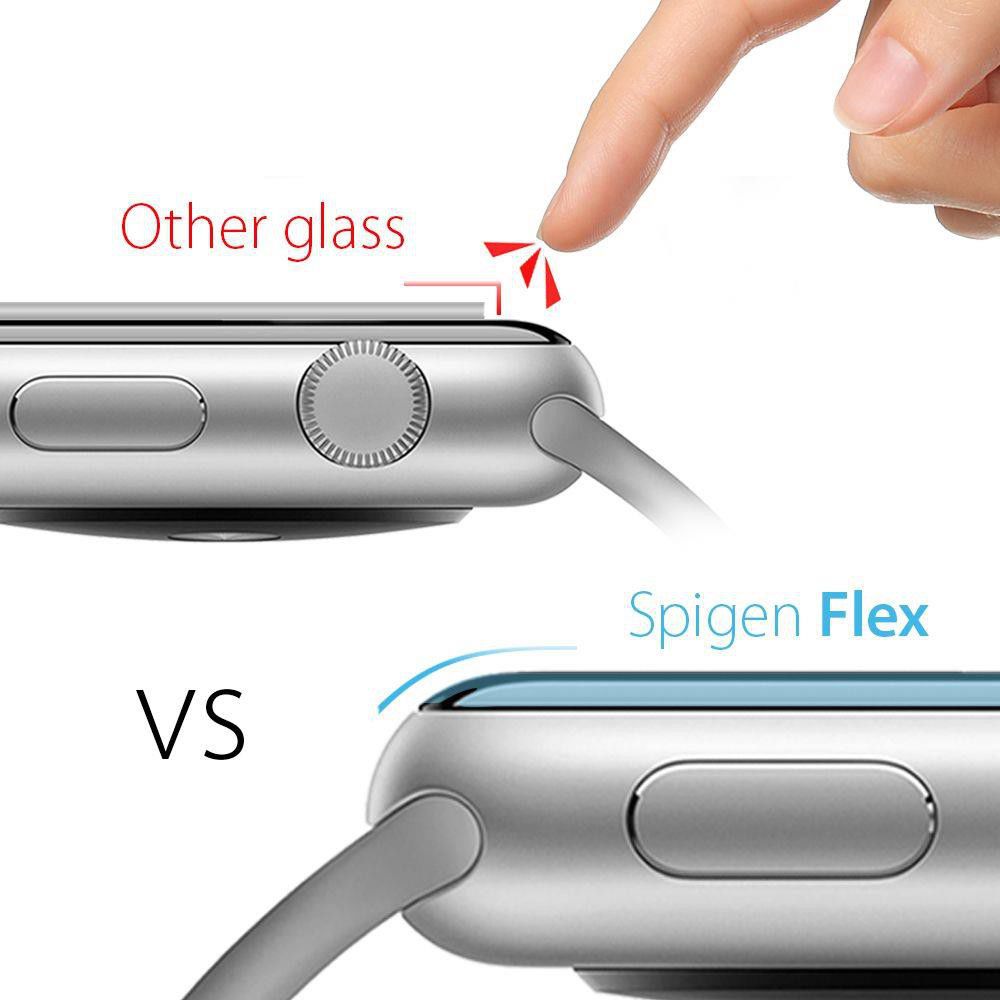 Spigen Neo Flex HD Apple Watch 44MM Screenprotector Folie (3-Pack) afbeelding 6