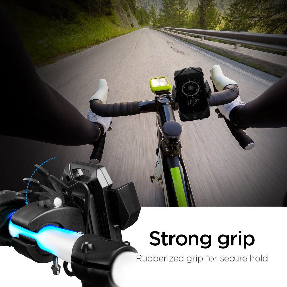 Spigen A251 Smartphonehouder Fiets Zwart afbeelding 4