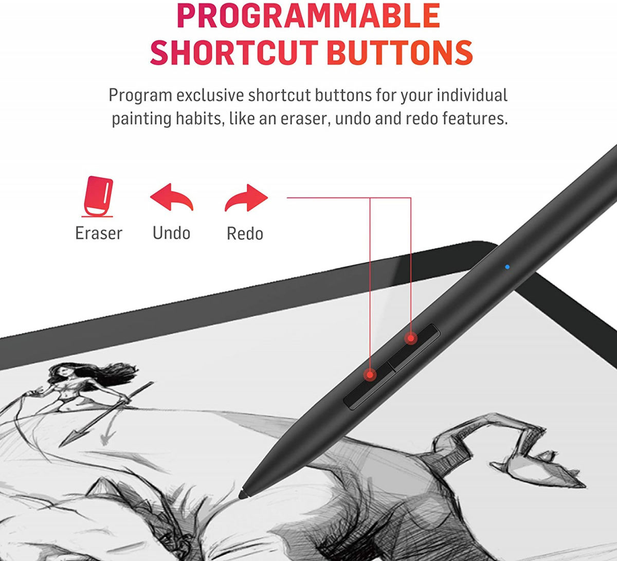 Adonit Note Plus Stylus Pen Excellent Precision voor Apple iPad Zwart afbeelding 6