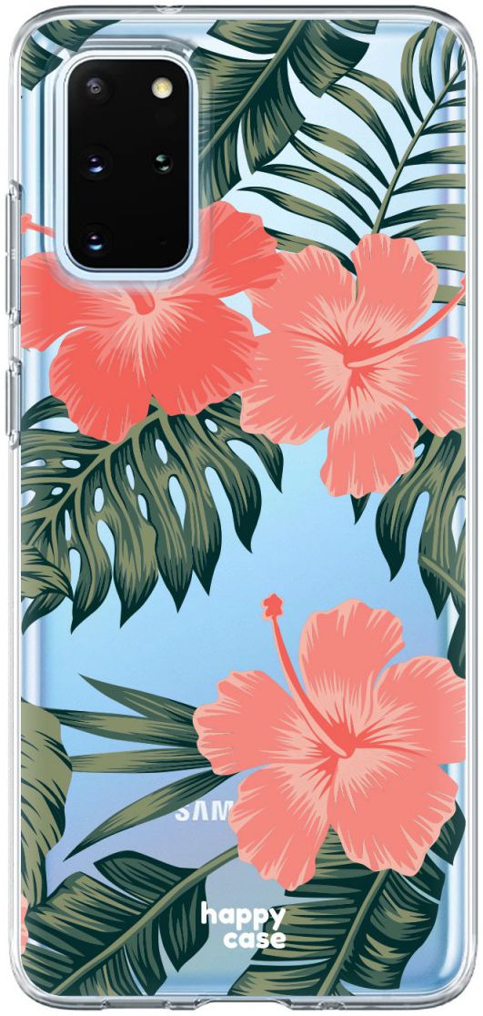 HappyCase Samsung S20 Plus Hoesje Flexibel TPU Tropic Vibe Print afbeelding 1