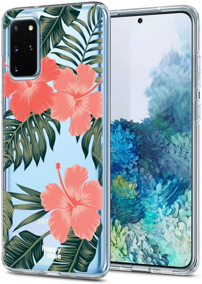 HappyCase Samsung S20 Plus Hoesje Flexibel TPU Tropic Vibe Print afbeelding 2