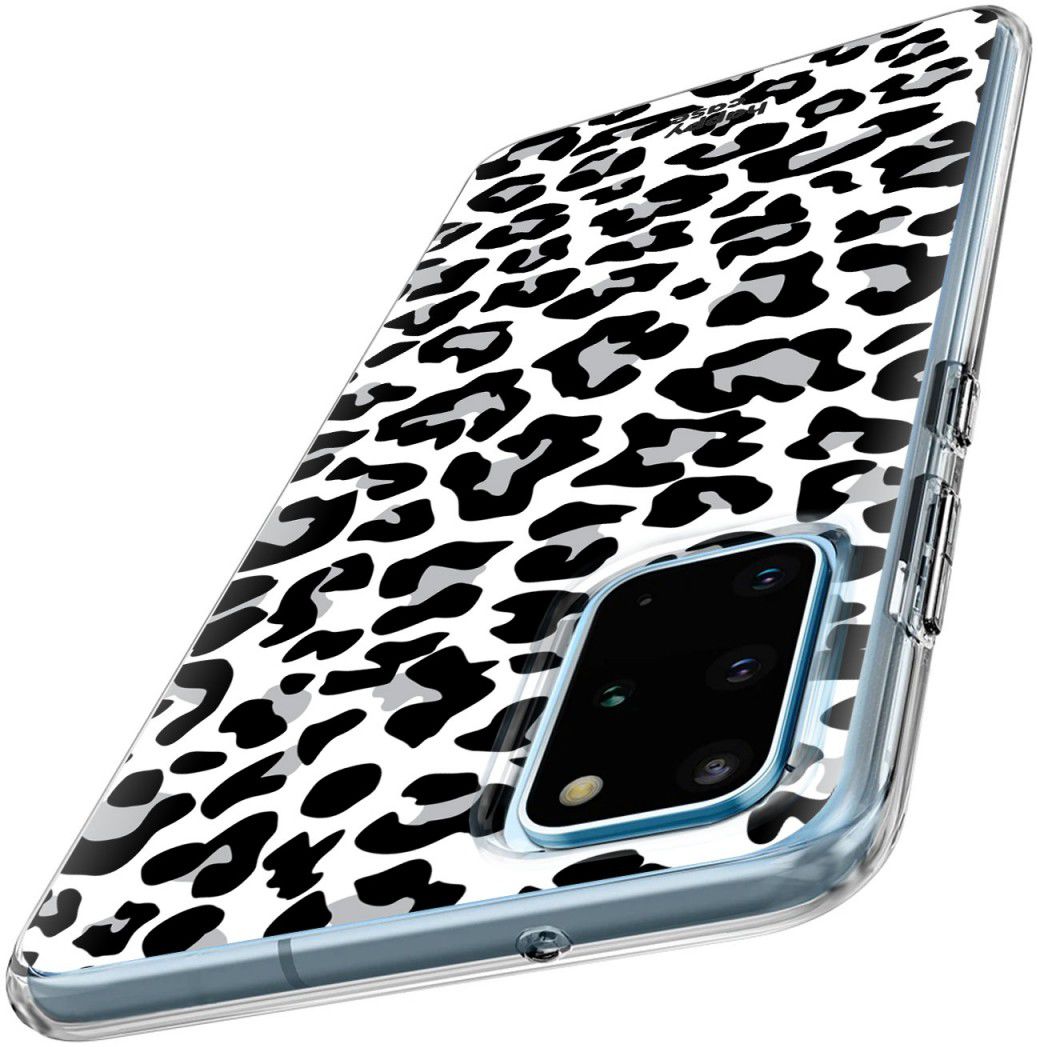 HappyCase Samsung S20 Plus Hoesje Flexibel TPU Panter Print afbeelding 4