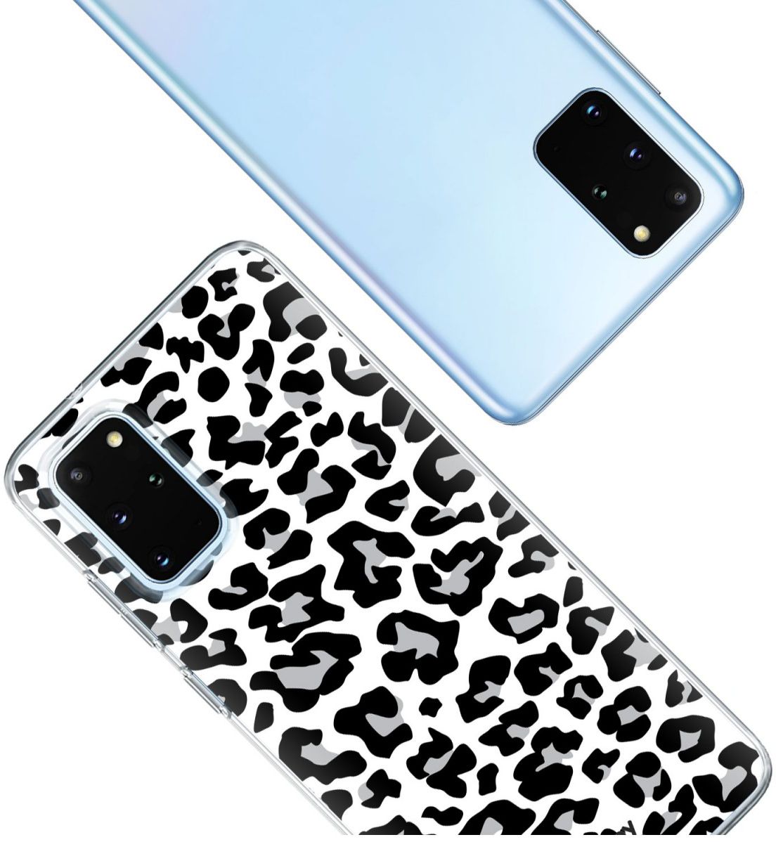 HappyCase Samsung S20 Plus Hoesje Flexibel TPU Panter Print afbeelding 6