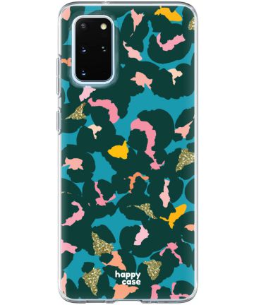 HappyCase Samsung S20 Plus Hoesje Flexibel TPU Summer Leopard Print Hoesjes