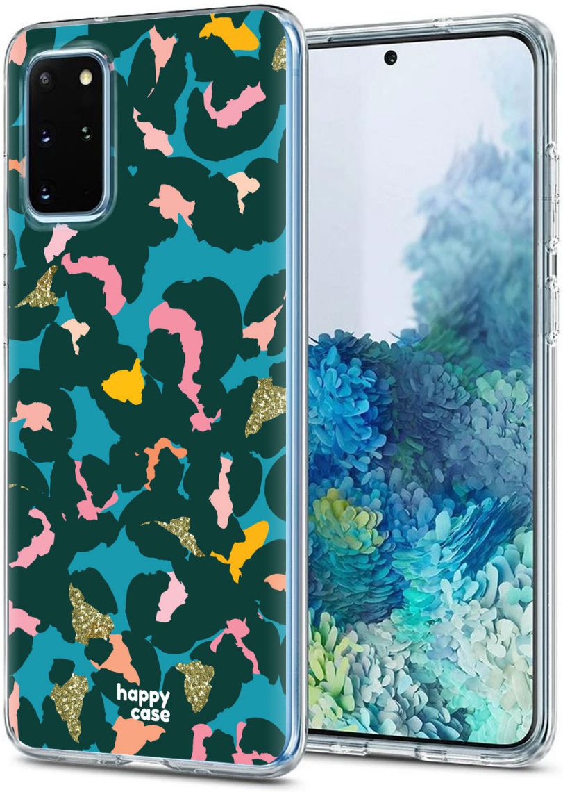 HappyCase Samsung S20 Plus Hoesje Flexibel TPU Summer Leopard Print afbeelding 2