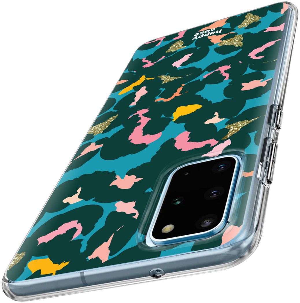 HappyCase Samsung S20 Plus Hoesje Flexibel TPU Summer Leopard Print afbeelding 4