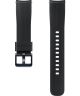 Origineel Samsung Universeel Smartwatch 20MM Bandje Siliconen Zwart