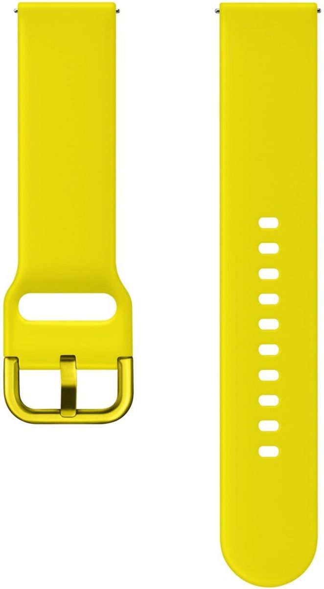 Origineel Samsung Universeel Siliconen Smartwatch 20MM Bandje Geel afbeelding 1