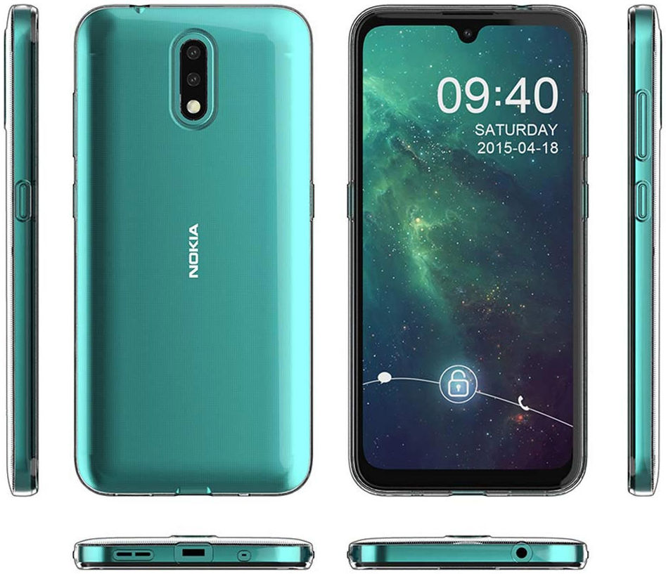 Nokia 2.3 Hoesje Dun TPU Transparant afbeelding 4
