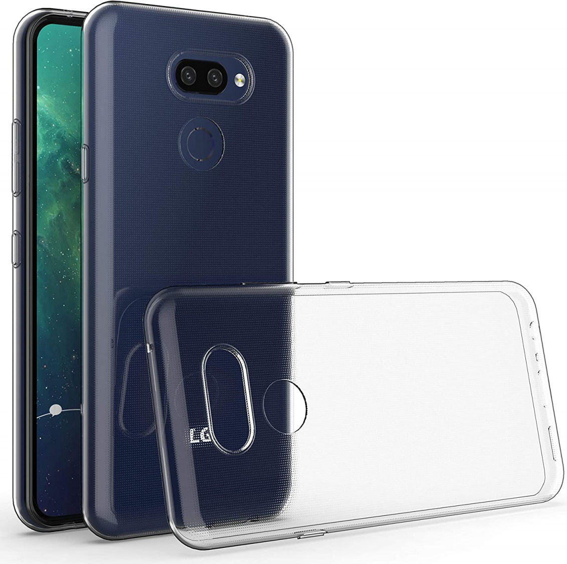 LG K50S Hoesje Dun TPU Transparant afbeelding 2