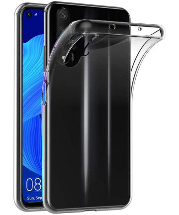 Huawei Nova 5T Hoesje Dun TPU Transparant Hoesjes