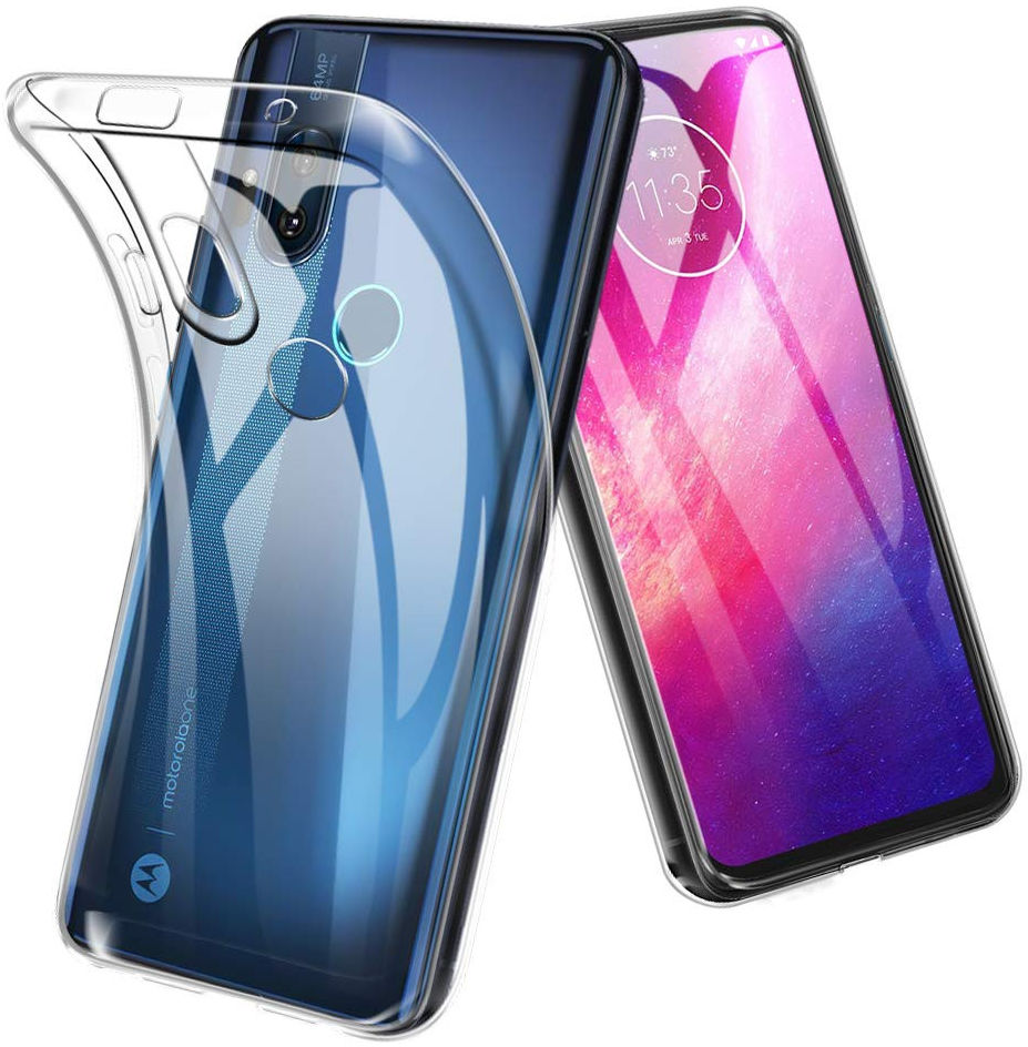 Motorola One Hyper Hoesje Dun TPU Transparant afbeelding 1