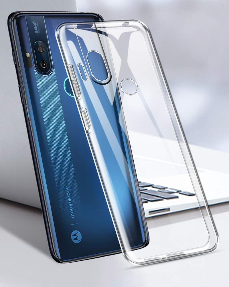 Motorola One Hyper Hoesje Dun TPU Transparant afbeelding 5